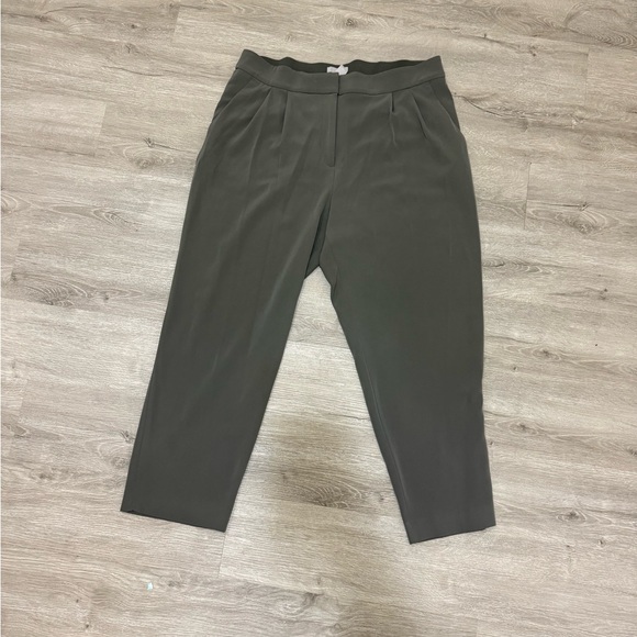 Olive Green Ankle Length Trouser - Picture 1 of 3